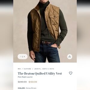 Polo Ralph Lauren Quilted Vest